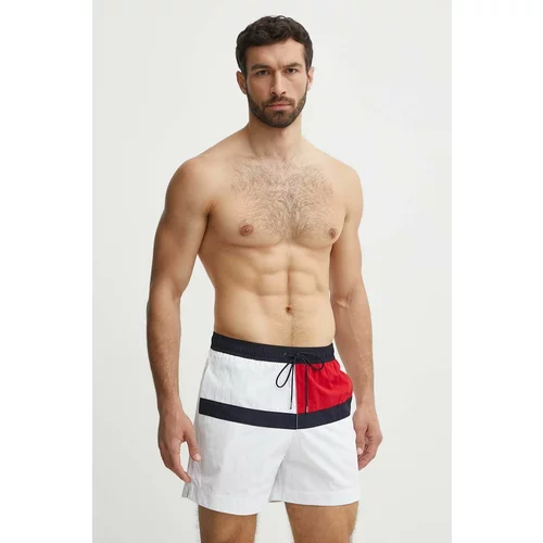 Tommy Hilfiger Kratke hlače za kupanje boja: bijela, UM0UM03259
