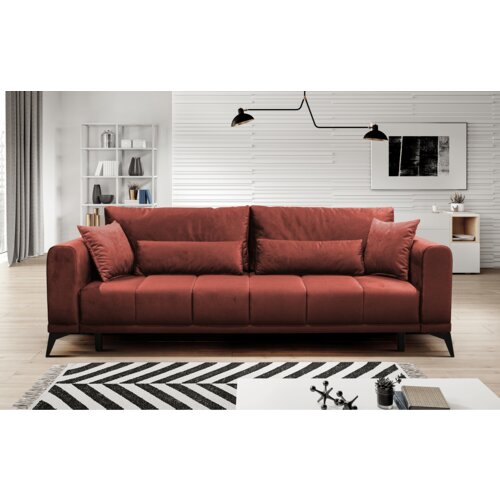 Kondela Raztegljiv kavč, terakota, GRACE BIG SOFA Slike