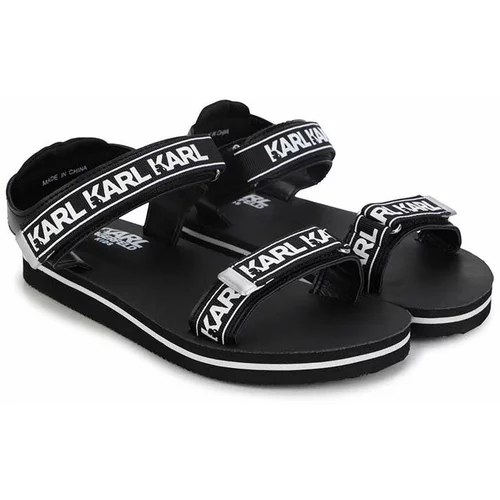 Karl Lagerfeld Dječje sandale boja: crna
