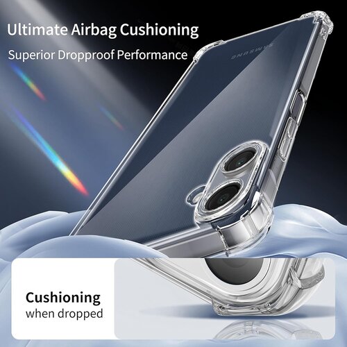 Techsuit Shockproof Clear Silicone prozirna maskica otporna na udarce za Samsung Galaxy A07 4G Slike