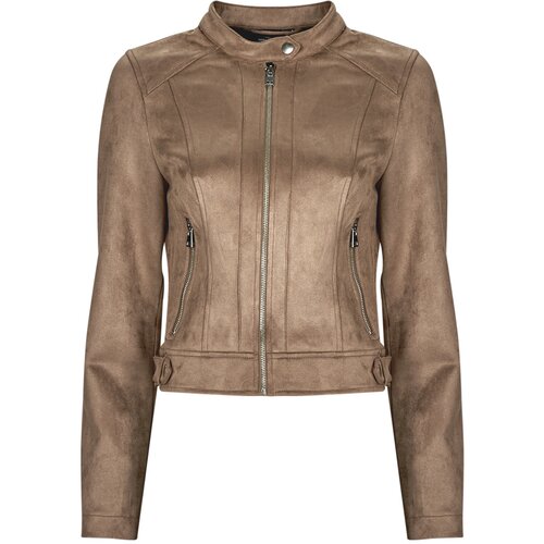 Vero Moda Usnjene jakne &amp;amp; Sintetične jakne VMJOSE MARI SHORT FAUX SUEDE JACKET BOOS Kostanjeva Slike