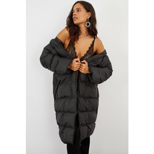 Cool & Sexy Winter Jacket - Schwarz - Puffer Slike
