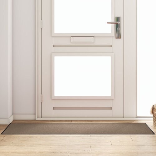 VidaXL Otirač Bež, Crna Polipropilen 180 x 60 x 0.9 cm Otirač Slike