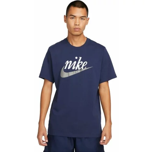 Nike SPORTSWEAR Muška majica, tamno plava, veličina