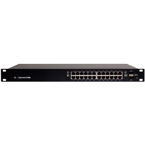 Ubiquiti EdgeSwitch 24-portna sklopka (ES-24-250W) [PoE + max.250W 2x SFP rack-montierbar] Slike