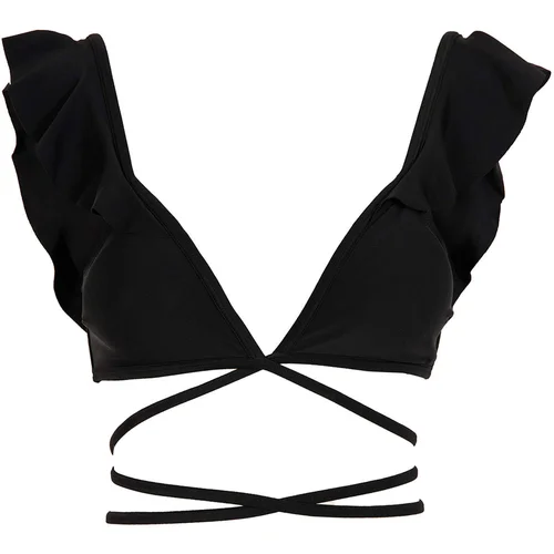 Defacto Tie Detailed Triangle Bikini Top