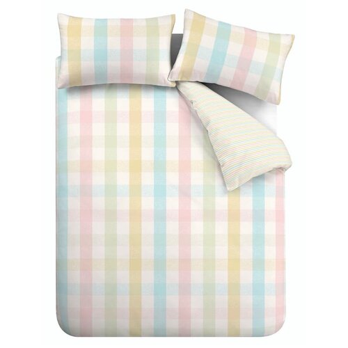 Catherine Lansfield Enojna posteljnina 135x200 cm Spring Check – Cene