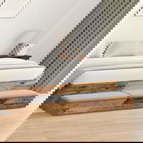 VidaXL Noćni ormarić Staro drvo Drvo 150 x 36.5 x 16.5 cm Slike