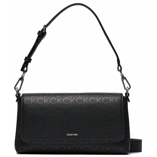 Calvin Klein Ročna torba Ck Must Shoulder Bag_Epi Mono K60K611360 Črna