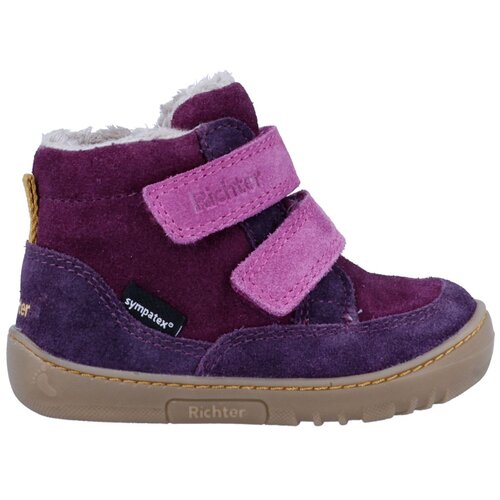Richter čevelj gležnjar - membrana 1052 Pepper barefoot D burgundy/violet/pink 21 Slike