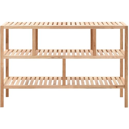 Maison Chic Kopalniška polica - Kopalniški kabinet iz trdne orehovine 100x40x65 cm, (21794801) Cene