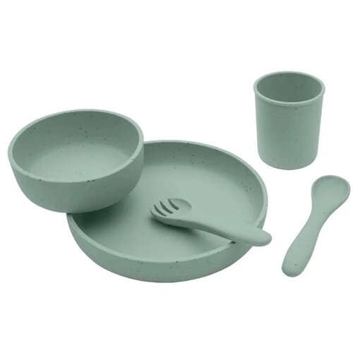 Kikka Boo Set za hranjenje beba KKB52001, 5 komada, Zeleni Slike