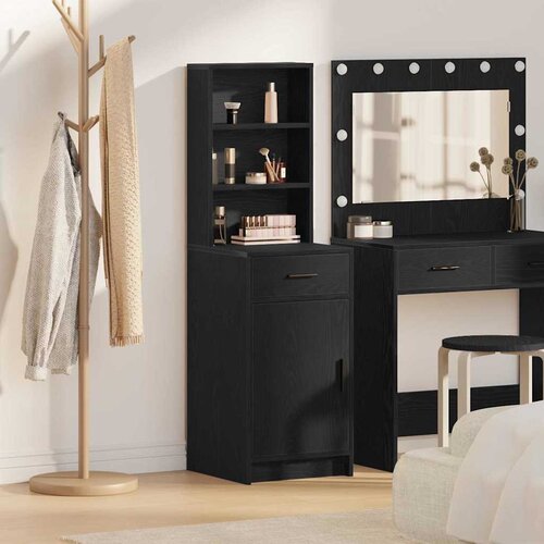  Highboard Crni hrast 40 x 40,5 x 135 cm Konstruirano drvo Cijene