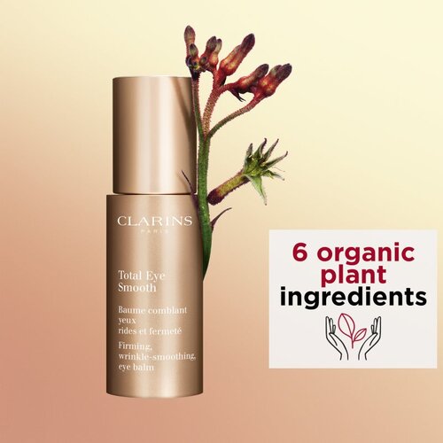 Clarins Total Eye Smooth darilni set gel za okoli oči Total Eye Smooth 15 ml + serum za trepalnice SOS Lashes Serum Mascara 3 ml + svinčnik za oči Crayon Khol 0,39 g 01 Carbon Black za ženske Slike