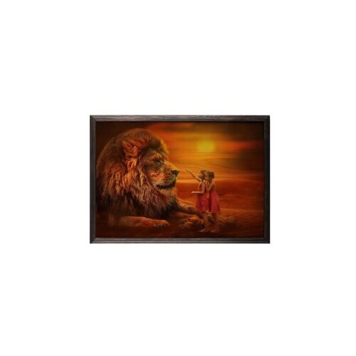 Wallity slika touch the lıon, 35 x 50 cm Cene