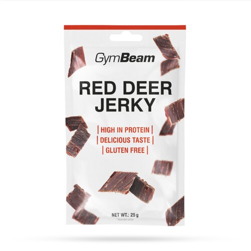 GymBeam Red deer jerky 25 g Cene