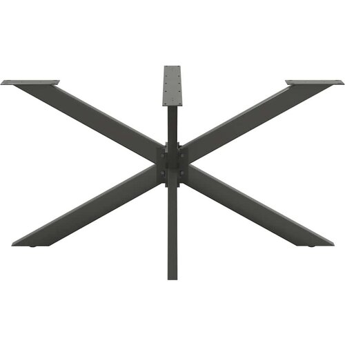  Noge blagovaonskog stola u obliku pauka antracit 150x78x(72-73) cm čelik - Antracit 150 x 78 x (72-73) cm 1 Slike