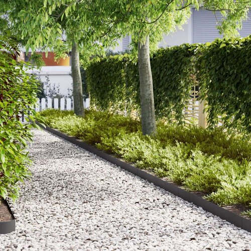  Ograde za travnjake 20 kom Crna 100x0 5x15 cm Čelik Cijene