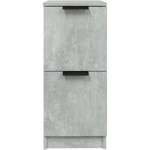 Komoda siva boja betona 30 x 30 x 70 cm od konstruiranog drva Slike