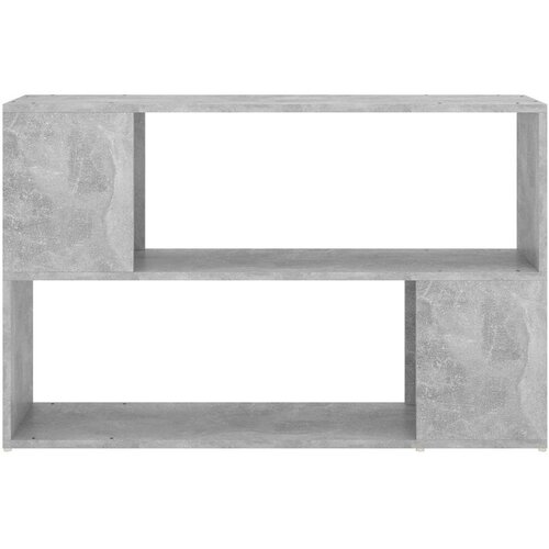 VidaXL Knjižna omara betonsko siva 100x24x63 cm iverna plo&amp;scaron;ča Slike