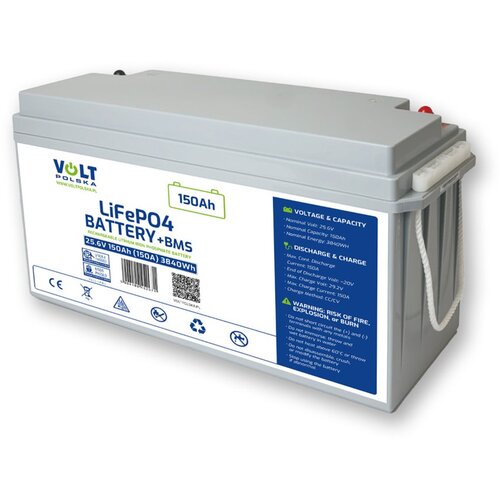 VOLT POLSKA 25.6V 150Ah LiFePO4 Battery Pack (150A) + BMS Cijene