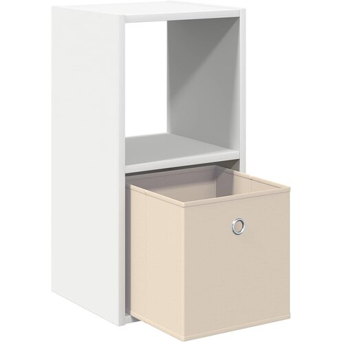 Noćni ormarić s ladicama 2 pcs Bijelo 30,5 x 27 x 59,5 cm Slike