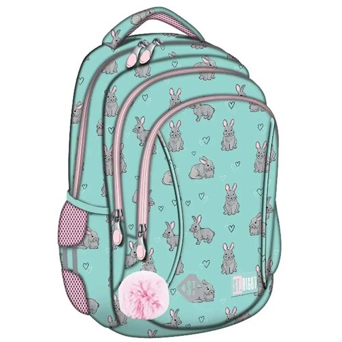 Unipap st.right grey rabbits ergonomska &scaron;kolska torba s motivom zeca, ruksak BP26 39x27x17cm Cijene