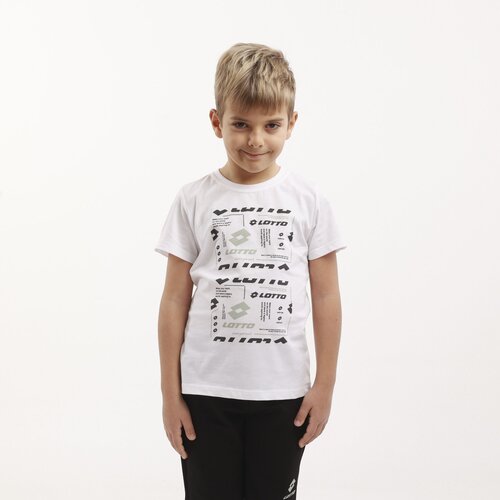 Lotto Majica za dečake dettaglio w t shirt BG, Bela Cene