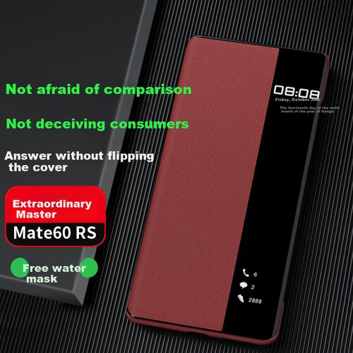  ZhengJian Maska za mobilni telefon Huawei Mate 60 RS Porsche Design, Crvena Slike