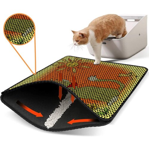 WALLXPERT Nrszn0183 multicolor cat litter mat Cene