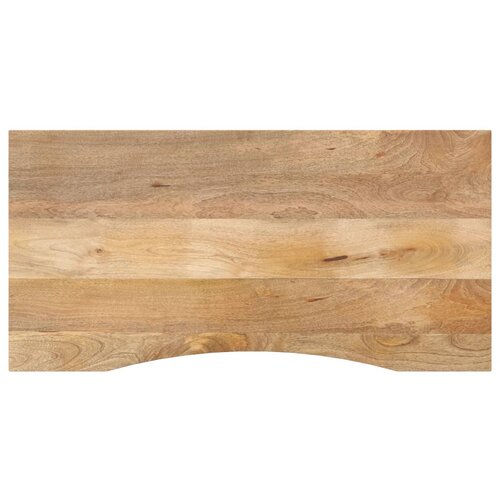 vidaXL Ploča za radni stol zaobljena 120x50x2,5 cm od drva manga Cijene
