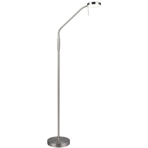  LED stoječa svetilka v srebrni barvi (višina 160 cm) Moreno – Cene