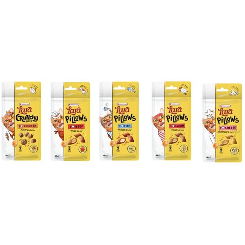 Versele-laga Lara poslastica za mačke Pillows - Beef Hairball control 60g Cene