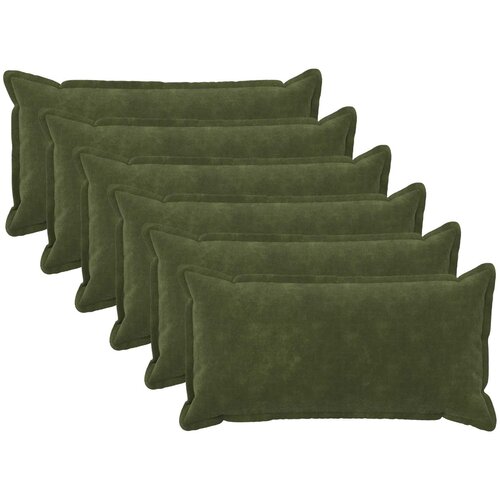 Presvlaka za jastuk 6 pcs HOUTEN Zelena 40 x 80 cm Cene