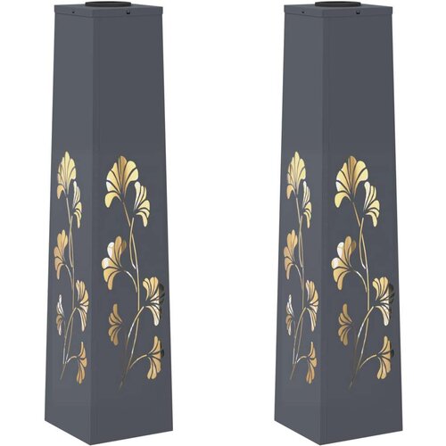  Solarna LED svjetlost za stazu 2 pcs Antracit Slike