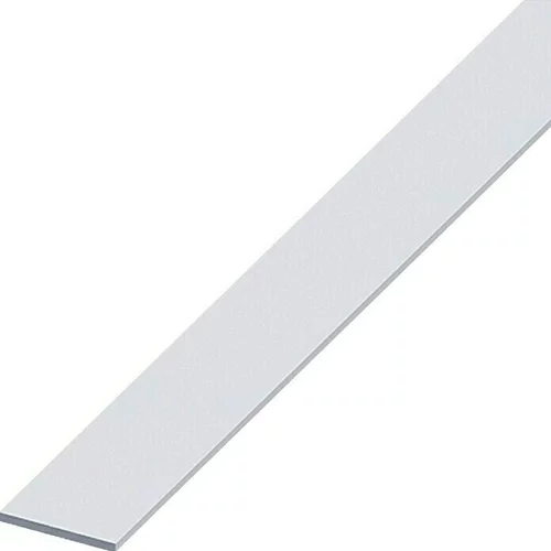 KANTOFLEX Plosnati profil (2.000 x 30 mm, Debljina: 2 mm, Aluminij, Srebrne boje, Eloksirano)