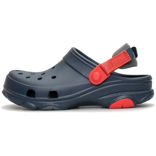 Crocs Otvorene cipele morsko plava / siva / crvena
