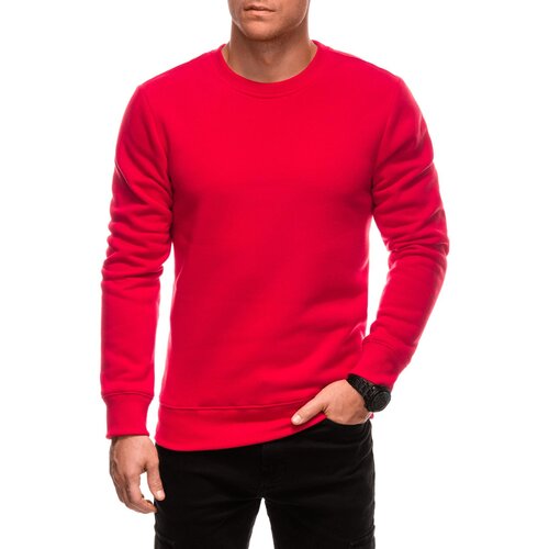 Edoti BASIC men&amp;#039;s uniform round neck sweatshirt - red Slike