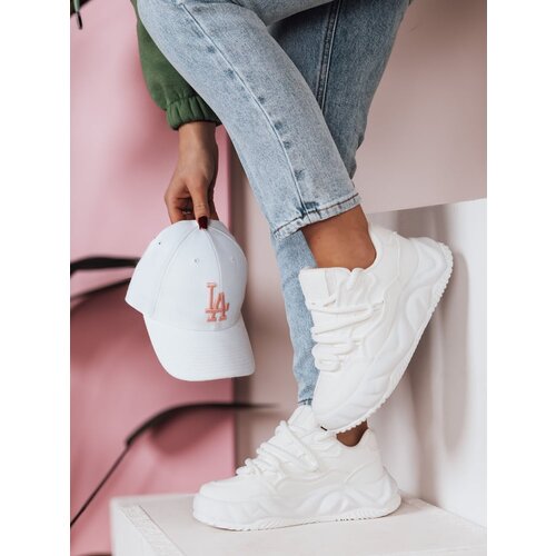 DStreet Sneakersy damskie na platformie LALANDRA białe Slike