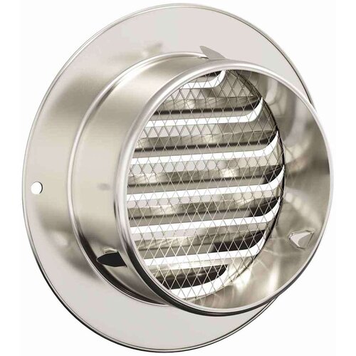  Pokrov ventilacije 4 pcs Srebrno 100 mm Nehrđajući čelik - 100 mm Slike