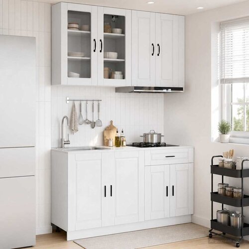  Kuhinjska jedinica PORTO 4 pcs Bijela visokog sjaja Cene