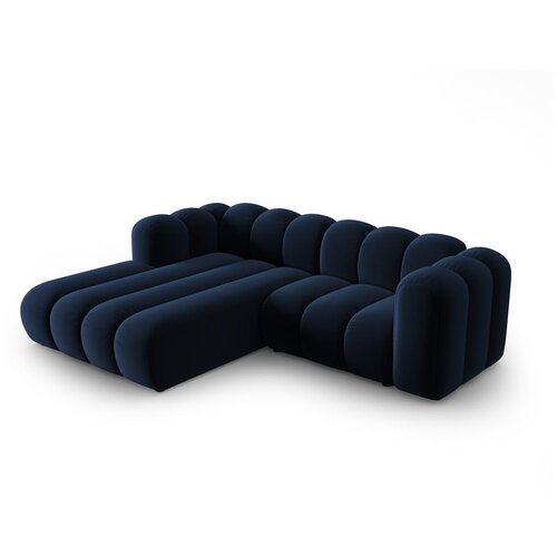Micadoni Home Temno modra kotna sedežna garnitura (levi kot) Lupine &amp;ndash; Slike