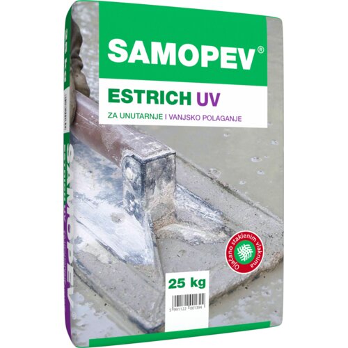 SAMOPEV Estrih masa za niveliranje UV 25 kg Cijene