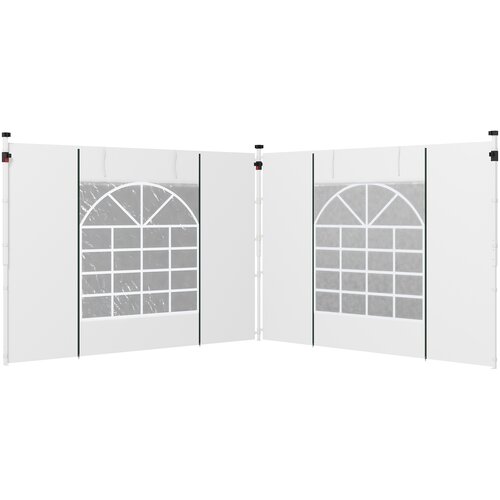 HOMESTAR Komplet stranskih sten paviljona 295x195 cm bela, (5000228012) Cene