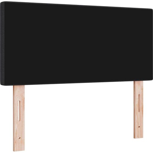 VidaXL naslon za glavu tamnosiva drvo, tkanina 100 cm Slike