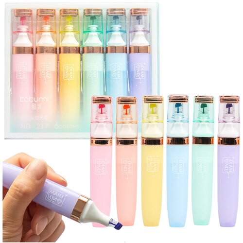 Highlighter Set Pastel Gold Color Elements 6 Pcs Cijene
