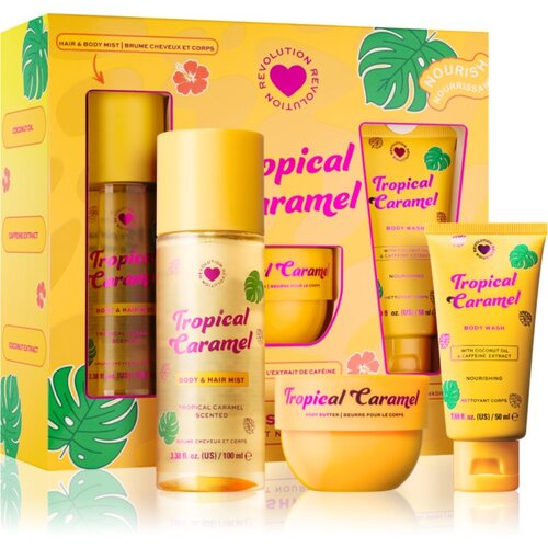 Revolution Tropical Caramel darilni set (za telo) Cene