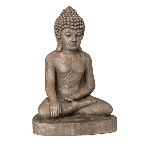 Blumfeldt Gautama, vrtni kipec, 43 x 61 x 34 cm, fibreclay, rjava barva