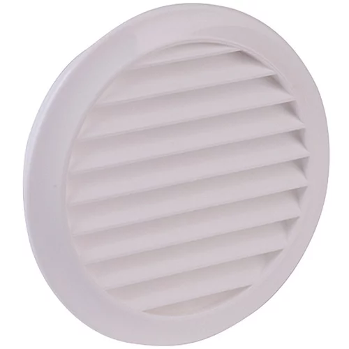 OEZPOLAT okrugla ventilacijska rešetka (bijele boje, promjer spojnog dijela: 100 mm, s mrežom za muhe)