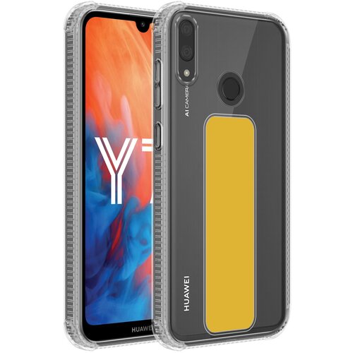  Ohišje, združljiv s Huawei v rumeni - zaščitni pokrov, narejen iz fleksibilnega silikona TPU z držalom in funkcijo stojala, (20603505) Cene